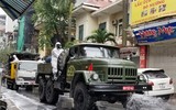 Cách ly, khử trùng phố Trúc Bạch phòng chống dịch Covid-19 lây lan